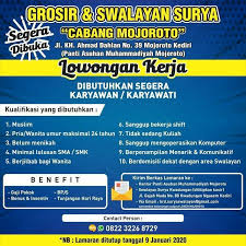 Astral panti jompo viral part1 : Loker Kediri Lowongan Kerja Grosir Swalayan Surya Facebook