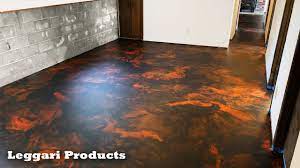 Luxury flooring can be really expensive, but what if you can create it all by yourself at home. Epoxy Floor Installation Over Old Concrete Youtube