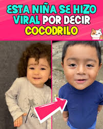 Esta niña se hizo viral por decir cocodrilo