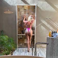 WWE star Maryse sends fans into meltdown in tiny bikini in shower before  husband The Miz hilariously follows suit | The Scottish Sun