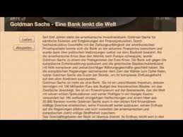 Trailer und kurzinfo bei arte: Videoempfehlung Goldman Sachs Eine Bank Lenkt Die Welt Arte Youtube