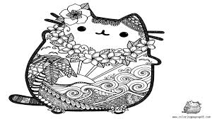 All your problems and worries will just go away, one by one. Coloring Page Of Fat Cat Flowers Mandala