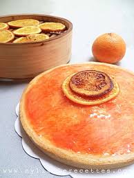 Tarte A La Creme Et Caramel D Orange Tarte Alimentation Desserts Aux Fruits
