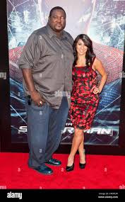 Quinton Aaron, Liana Mendoza at arrivals for THE AMAZING SPIDER-MAN  Premiere, Regency Village Westwood Theatre, Los Angeles, CA June 28, 2012.  Photo By: Emiley Schweich/Everett Collection Stock Photo