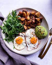Fried Breakfast Eggs With Roasted Potatoes By Clemfoodie Quick Easy Recipe The Feedfeed Recipe In 2021 Workout Food Healthy Breakfast Recipes Healthy Breakfast