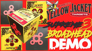 We did not find results for: Yellow Jacket Supreme 3 Broadhead Archery Target Demo By Morrell Youtube