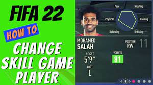 Fifa 22 How To Change Skill Games Player Tutorial Xbox One Series S X Youtube