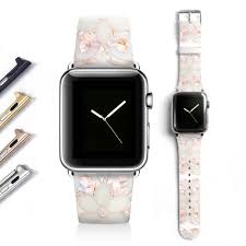 Black Apple Watch With Light Pink Band Floral Marble Apple Watch Band Women Apple Watch Strap Apple Watch Bands Women Apple Watch Fashion Apple Watch Accessories