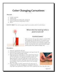 It basically means that the plant draws water up through its stem. Color Changing Carnations Science Fair Projects Science Fair Fair Projects