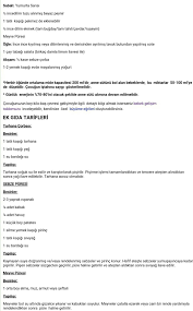 7 ay ornek menu bebek yemek tarifleri mama tarifleri yemek tarifleri