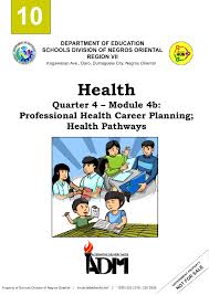 Besides helping with routine expenses, having health insurance removes some of the stress and anxiety that goes with handling a medical emergency. Health Quarter 4 Module 4b Professional Health Career Planning Health Pathways Grade 10 Modules