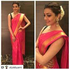 Kajal Agarwal Hairstyle South Indian Wedding Hairstyles South Indian Hairstyle Indian Hairstyles For Saree