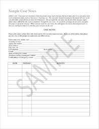 Filing system for the hr manager. 10 Case Note Examples Pdf Examples