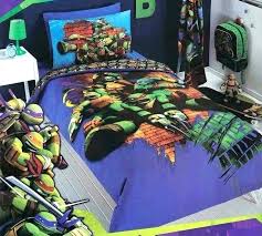 These excellent ninja turtle bed sheets and wall backdrops complement each other to create the perfect aesthetics. Ninja Turtles Bedding Set Twin Turtle Bedroom Atmosphere Ideas Full Size Toddler Glitter Sets Baby Queen Apppie Org