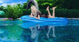 Dreamer Pool Float Poses At Dreacia Sims 4 Updates Pool Float Sims 4 Pool Poses