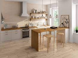 ceramique effet bois tribeca miel cuisine appartement cuisine moderne cuisines maison