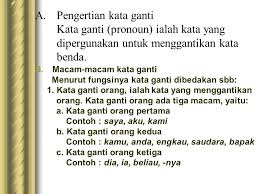 10 contoh soal relative pronoun ketik a b atau c untuk melengkapi kalimat di bawah ini. Kata Ganti Dan Kata Depan Ppt Download