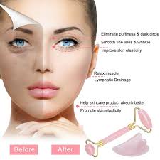 Rose Quartz Facial Jade Roller