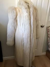 Full Length White Mink And Fox Fur Coat Stunning Furcoat Basiccoat Coat Fox Fur Coat Fur Coat