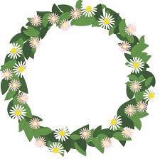 Circle drawing, bunga, logo, picture frames, art png. Flower Wreath Rim Praskrage Free Vector Graphic On Pixabay