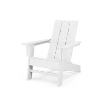 polywood grant park white modern plastic outdoor patio adirondack chair ad220wh the home depot modern adirondack chair adirondack chairs patio modern adirondack