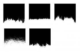 Free Vector Black Grunge Brush Stroke Template Brush Strokes Black Grunge Vector Free