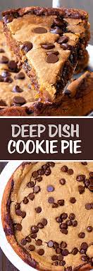 We've got a sticky situation here! Deep Dish Cookie Pie