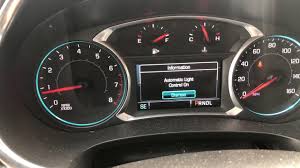 Chevy Malibu Headlights Turn On Off Youtube