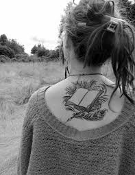 Cool Simple Back Book Tattoo Tattoomagz Com Tattoo Designs Ink Works Gallery Tattoo Designs Ink Works Book Tattoo Literary Tattoos Open Book Tattoo