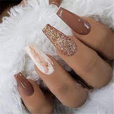 Check this list of cute acrylic nails designs with pictures if you are ever stuck for ideas. 35 2019 Hot Fashion Coffin Nail Trend Ideas Best Acrylic Nails Winter Nails Acrylic Pretty Acrylic Nails