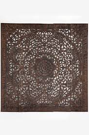 Oriental Decorative Wood Carving Wall Art Paneling