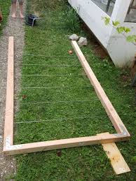 Rankhilfe Fur Weinrebe Bauanleitung Zum Selberbauen 1 2 Do Com Deine Heimwerker Community Rankhilfe Weinrebe Gartenecke