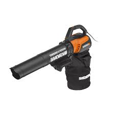 Worx Trivac 12 Amp 525 Cfm 65 Mph Corded Electric Leaf Blower Vacuum Kit Included Lowes Com Electric Leaf Blowers Blowers Leaf Blower