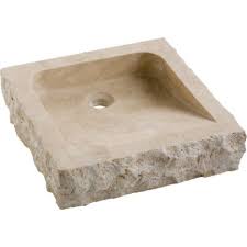 Vasque A Poser Horizon En Pierre 40 X 40 Cm Vasque A Poser Vasque Meuble De Salle De Bain