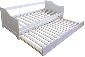 32, über 2700 positiven kundenbewertungen! Homestyle4u 1420 Rostock Holzbett 90 X 200 Cm Weiss Mit Lattenrost Bettkasten Einzelbett 90x200 Bettgestell Vom Ausziehbett Aus Kiefer Amazon De Kuche Haushalt Wohnen