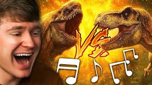 D-Rex VS T-Rex Rap Battle (Jurassic World Rebirth Distortus Rex Fun Movie  Parody)