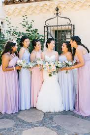 Pastel Bridesmaids Dresses Allied Arts Guild Wedding Olivia Richards Photography Pastel Bridesmaid Dresses Wedding Dresses For Kids Bridesmaid