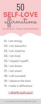 50 Self Love Affirmations To Boost Your Confidence Affirmation Affirmationforanxiety Sel Self Love Affirmations Love Affirmations Positive Self Affirmations