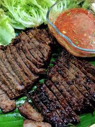 Daging Bakar Sos Pencicah Ala Dannok Thai Rasa Resep Daging Resep Daging Sapi Resep Masakan