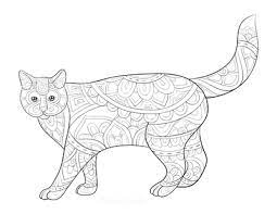 Enjoy coloring thes images of hand drawn fantasy cats. 61 Cat Coloring Pages For Kids Adults Free Printables