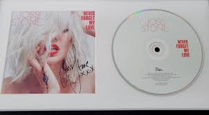 JOSS STONE Signed NEVER FORGET MY LOVE Archivally Framed CD Album Booklet  BAS | eBay UK