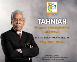 Datuk seri idris haron : Tahniah Yb Dato Seri Haji Permai Hotel Kuala Terengganu Facebook