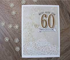 Diamantene Hochzeit Diamantene Hochzeit Karte Hochzeit Hochzeit