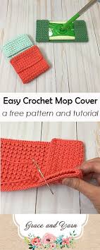 Easy Crochet Mop Cover A Free Pattern And Tutorial Easy Crochet Crochet Crochet Tutorial