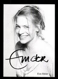Eva Meier Autogrammkarte Original Signiert # BC 134026