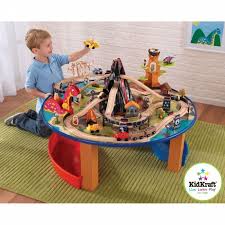 Kidkraft Train Table Et Circuit De Train Dinosaure Table Ronde Enfant Table De Train Travaux Manuels Boite En Carton