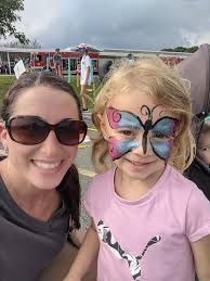 Today was filled with butterflies 🦋 and rainbow skies 🌈. Fun times at the  back to school carnival. Followed by a 3-1 win scrimmage win against TNT  for Bryce's soccer team ⚽ (