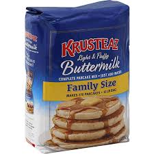 Shop for pancake & waffle mix in our breakfast department at marianos. Krusteaz Pancake Mix Complete Light Fluffy Buttermilk Family Size Pancake Mixes Syrup Houchen S My Iga