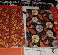 I did it again! Glued on fabric cover for my A5 Midori ...