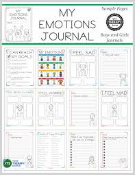 Emotions worksheets for children therapist aid. My Emotions Journal Cover And Sample Pages Scaled Fantastic Feelings Worksheets Template Photo Ideas Reading For Kids Worksheet Nilekayakclub